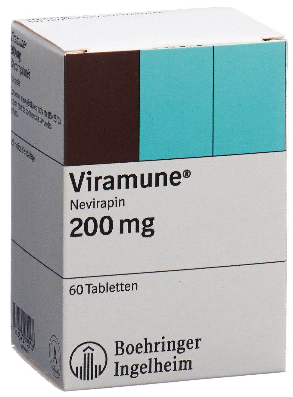 Viramune Tabl 200 mg Blist 14 Stk, Hauptbild