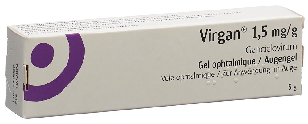 VIRGAN Augengel 1.5 mg/g Tb 5 g, Hauptbild