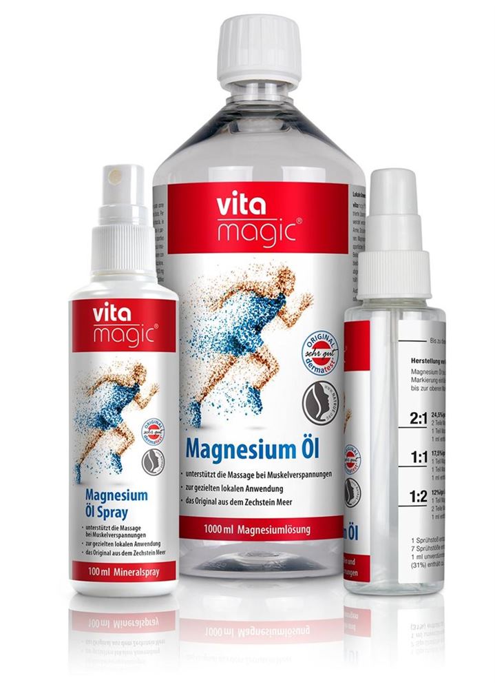 VITAMAGIC Magnesium Öl Set Spray, Hauptbild