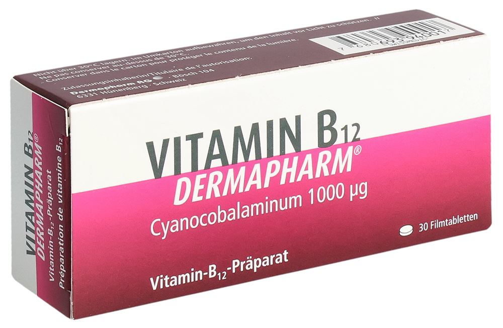 VITAMINE B12 Dermapharm 1000 mcg, Hauptbild