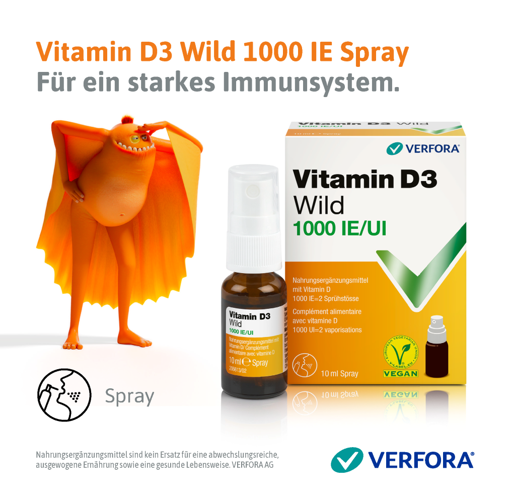 VITAMINE D3 WILD spray 1000 IE vegan 10 ml, image 2 sur 5