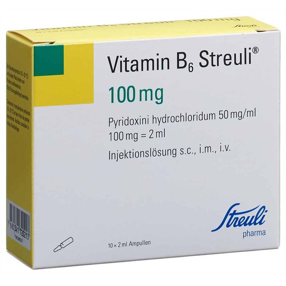 VITAMINE B6 Streuli 100 mg/2ml, image principale