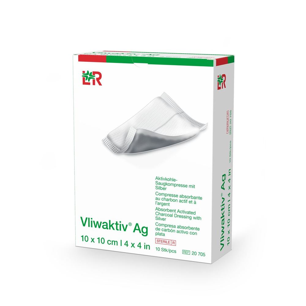 VLIWAKTIV Ag pansement charbon actif