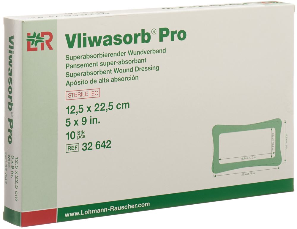 Vliwasorb Pro Superabsorbierender Wundverband
