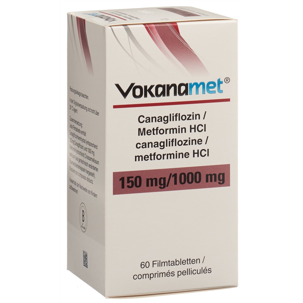 VOKANAMET Filmtabl 150/1000 mg Ds 60 Stk, Hauptbild