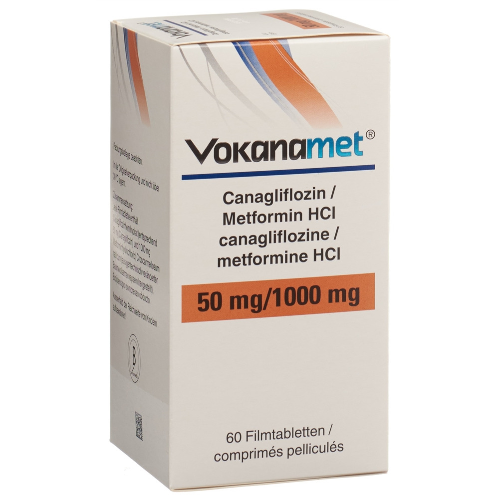 VOKANAMET Filmtabl 50/1000 mg Ds 60 Stk, Hauptbild