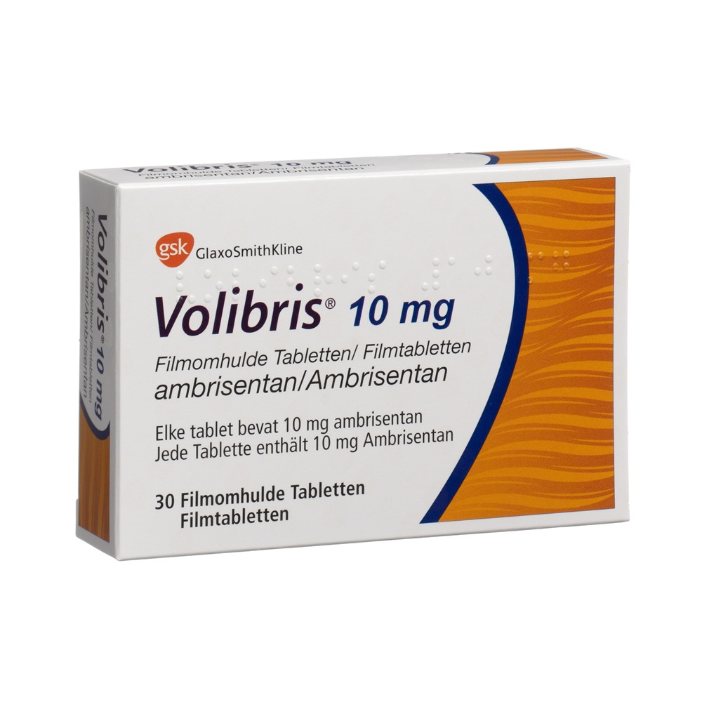 Volibris cpr pell 10 mg blist 30 pce, image principale