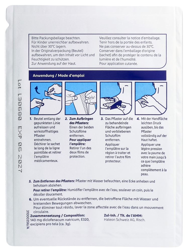 Voltaren Dolo 24h patch 140 mg, image 2 sur 4
