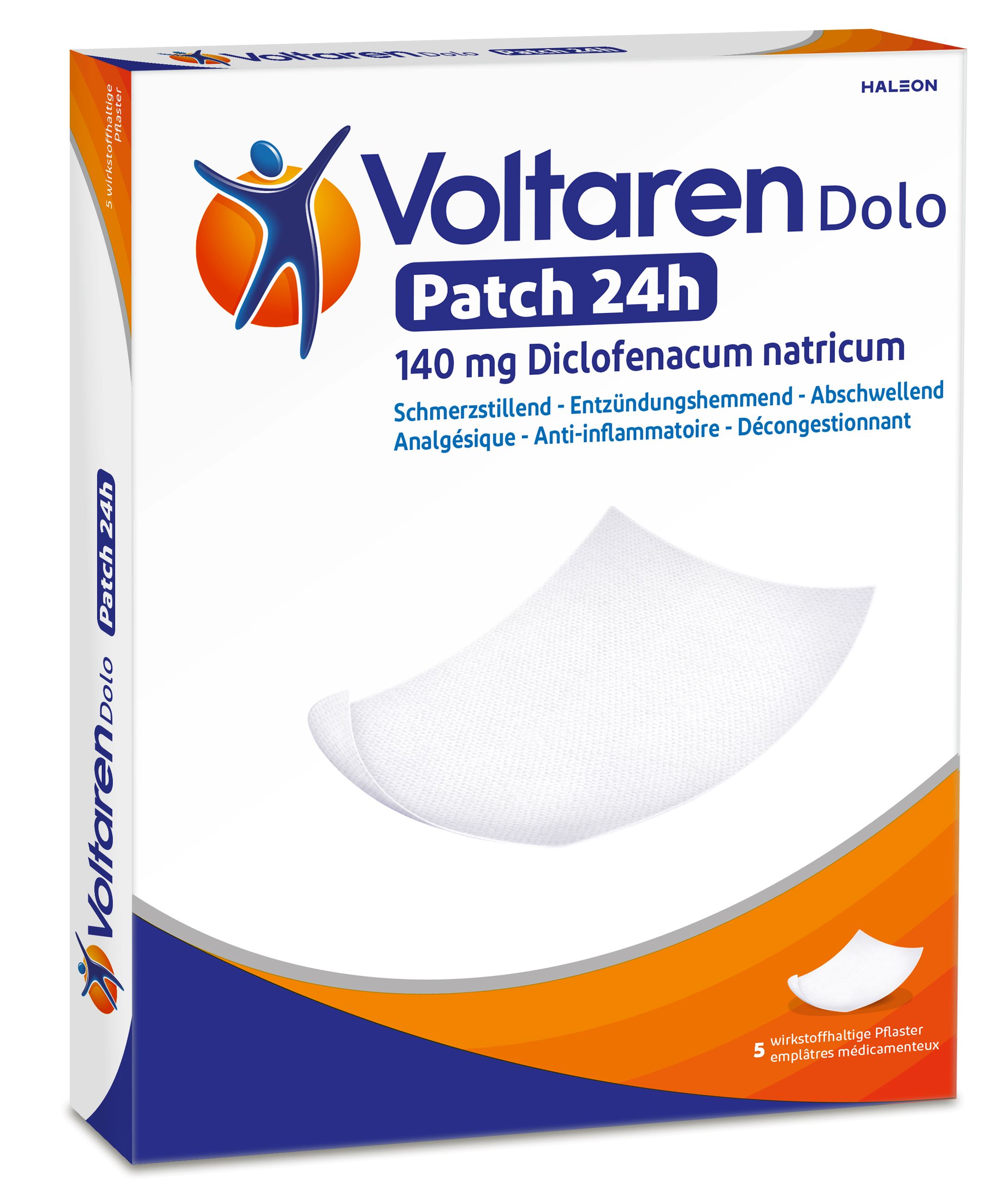 Voltaren Dolo 24h patch 140 mg, image principale