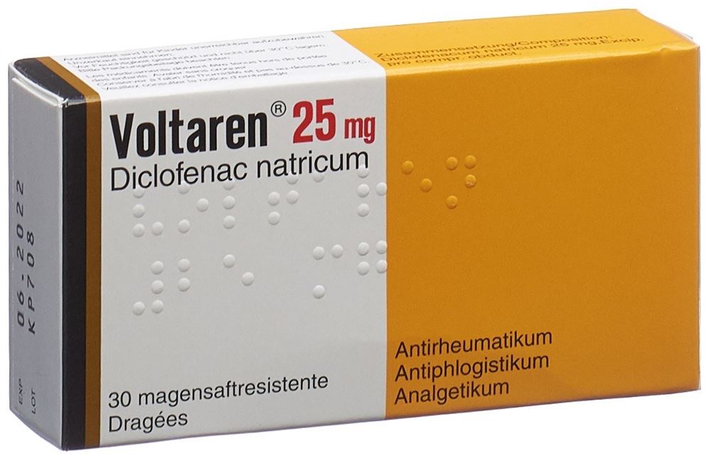 VOLTARENE drag 25 mg blist 30 pce, image principale