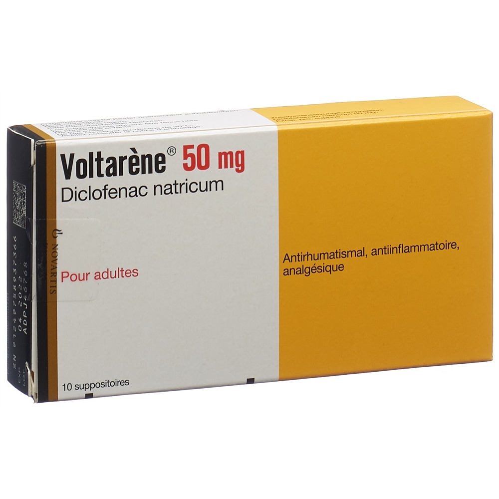 Voltaren supp 50 mg adult 10 pce, image 2 sur 2