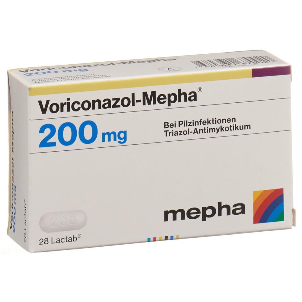 VORICONAZOLE Mepha 200 mg, image principale