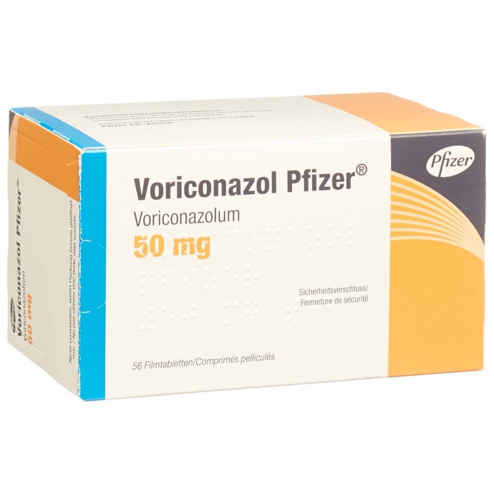 VORICONAZOLE Pfizer 50 mg, image principale