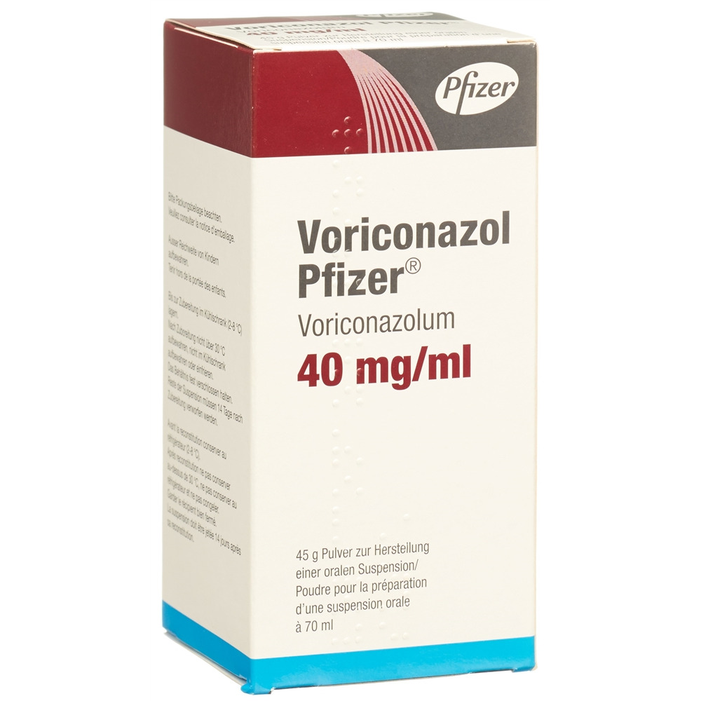 VORICONAZOLE Pfizer 40 mg/ml, image principale
