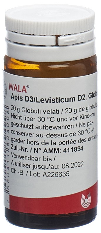 WALA apis 3D/levisticum 2D, image principale