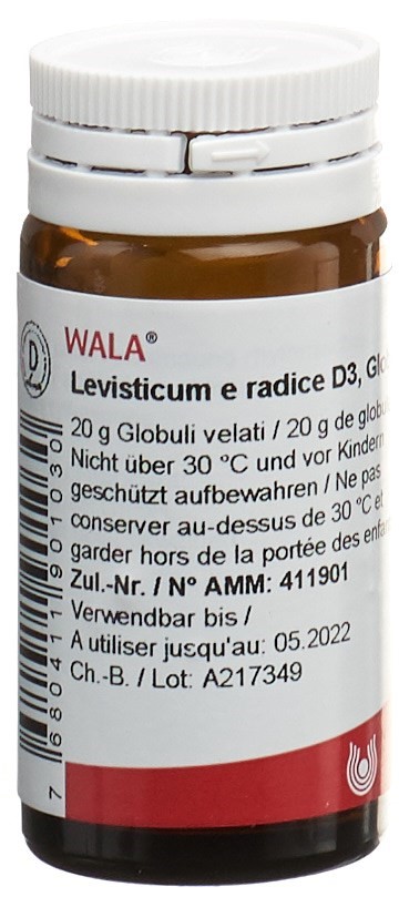 WALA Levisticum e radice 3 D