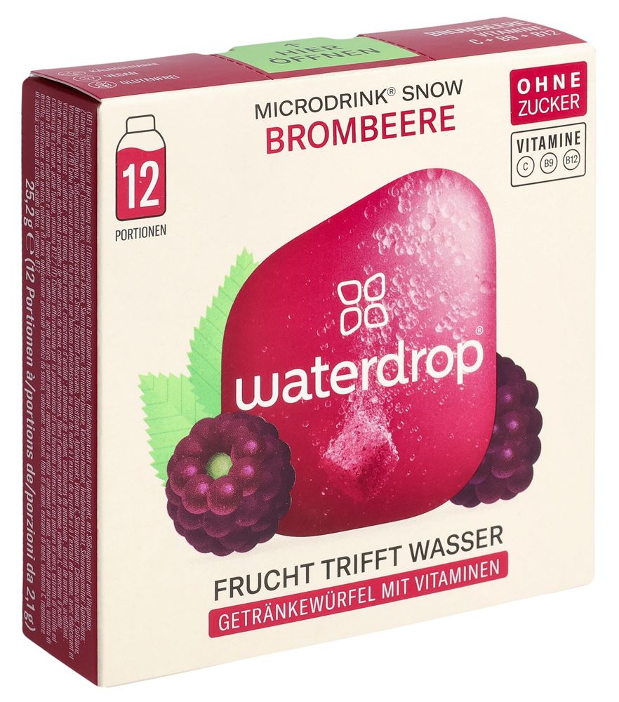 WATERDROP Brombeere ohne Zucker Box 25.2 g