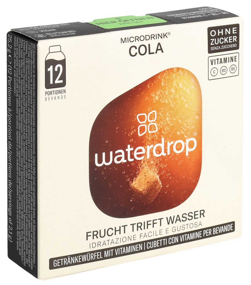 WATERDROP cola sans sucre box 24 g