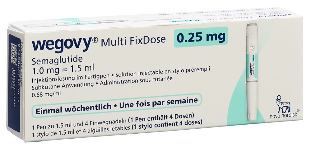Wegovy Multi FixDose 0.25 mg, image principale Wegovy Multi FixDose 0.25 mg, image principale