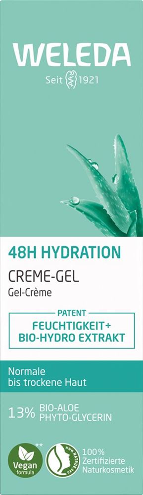 Weleda 48h hydration crème-gel, image principale