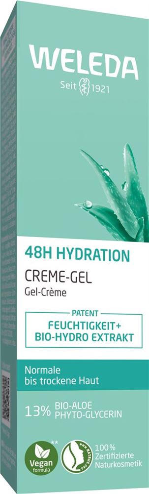 Weleda 48h hydration crème-gel
