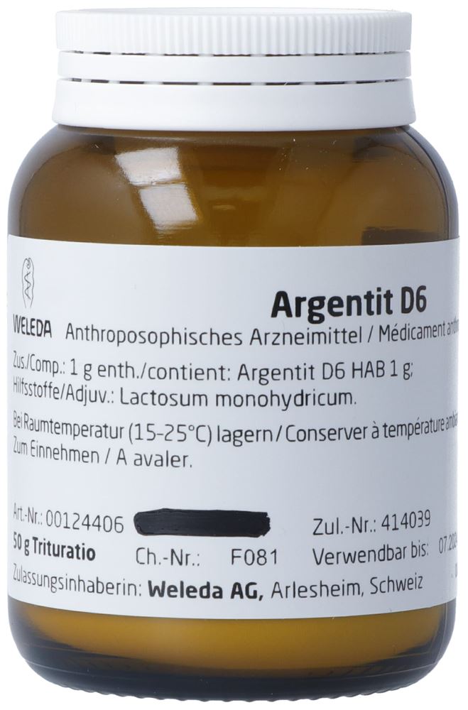 Weleda argentit 6 D, image principale