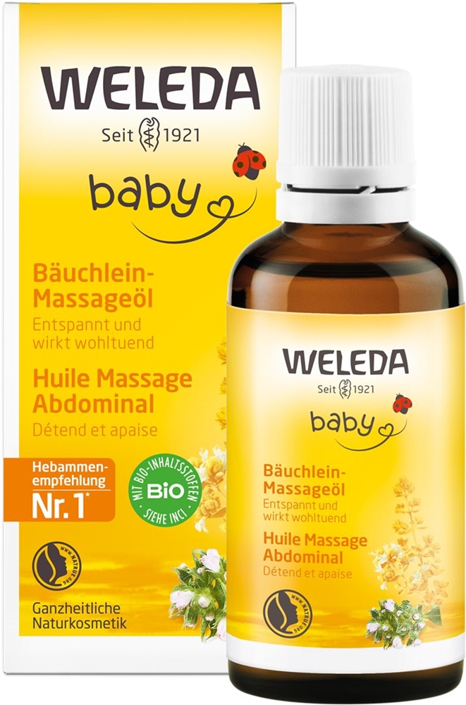 Weleda BABY Bäuchlein-Massageöl, Bild 2 von 3