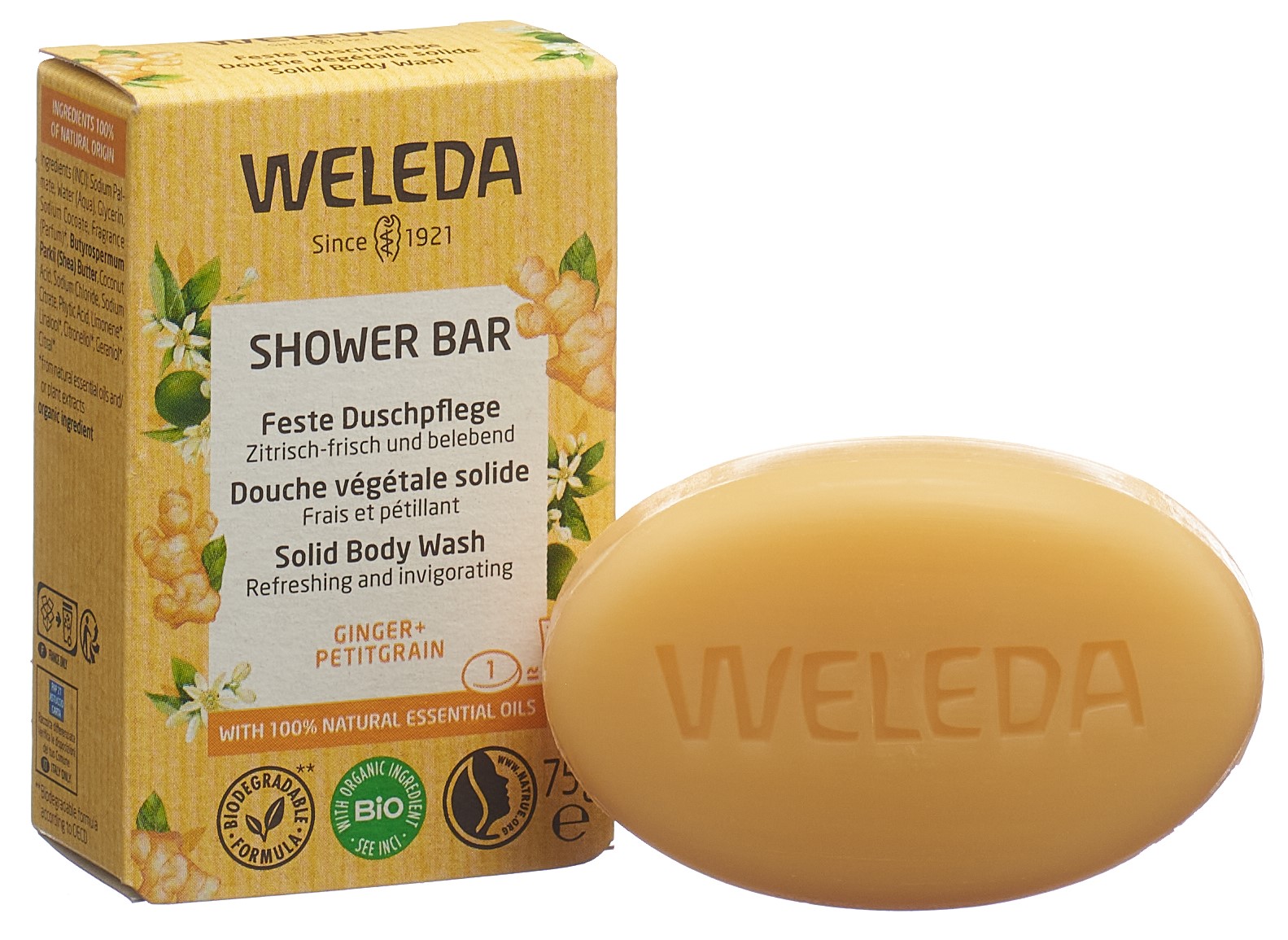 Weleda douche végétale solide, image 2 sur 3