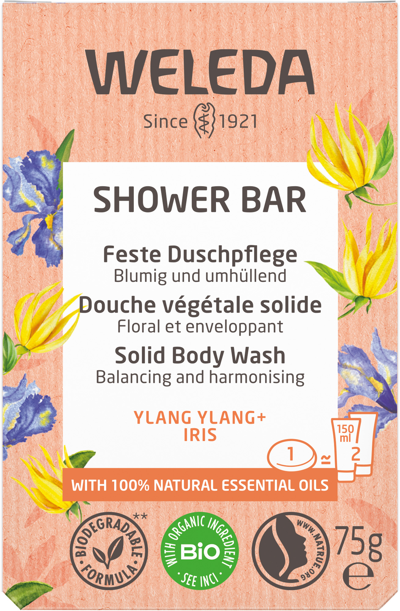 Weleda douche végétale solide, image principale