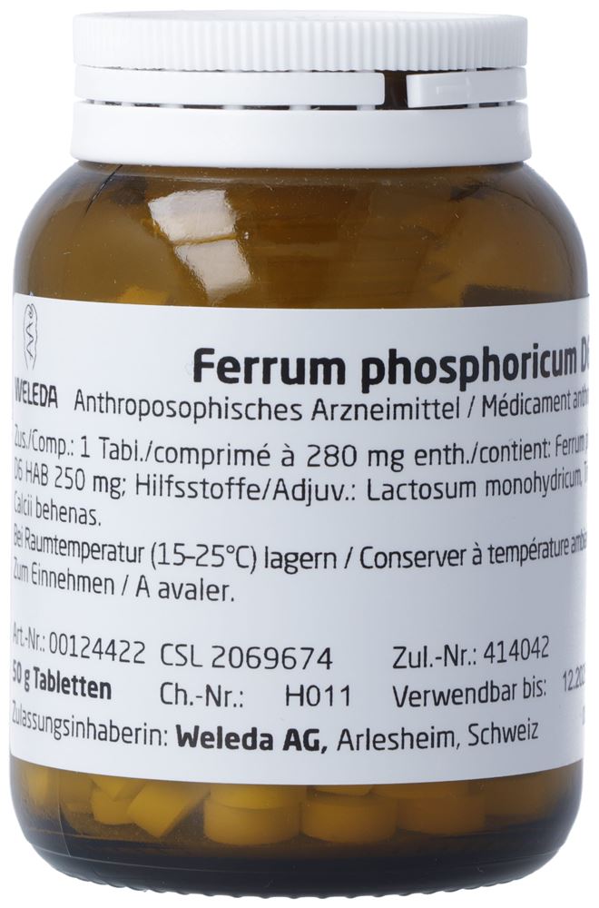 Weleda ferrum phosphoricum 6 D, image principale