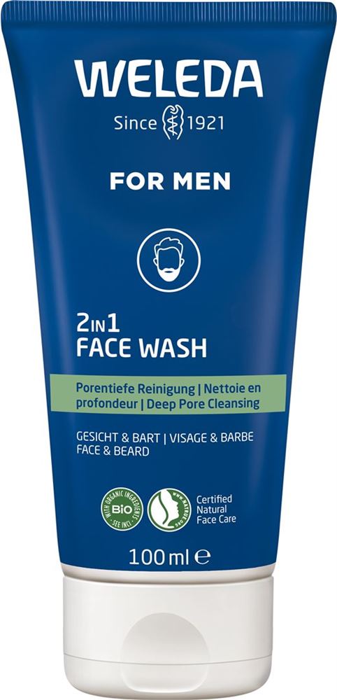 Weleda FOR MEN 2en1 face wash, image principale