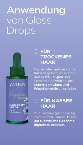 Weleda hydra shine hair oil, image 3 sur 5