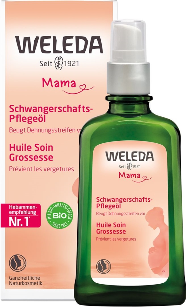 Weleda MAMA huile soin, image 2 sur 3