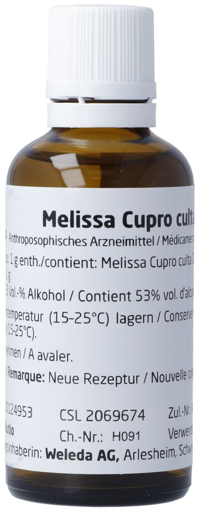 Weleda melissa cupro culta 2 D