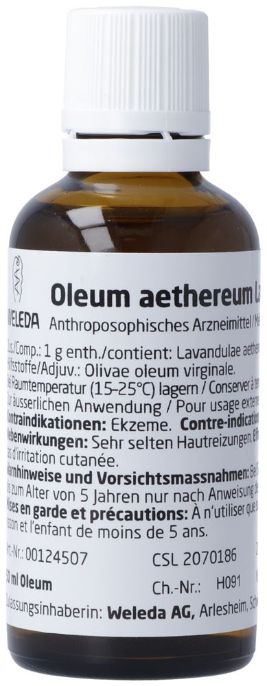 Weleda oleum aethereum lavendulae 10 %, image principale