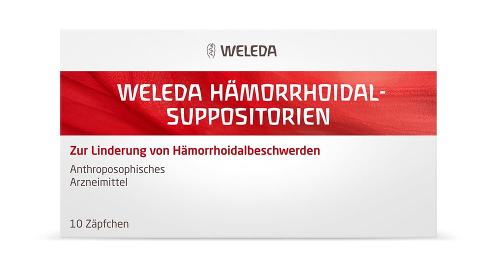 Weleda suppositoires contre les hémorroïdes