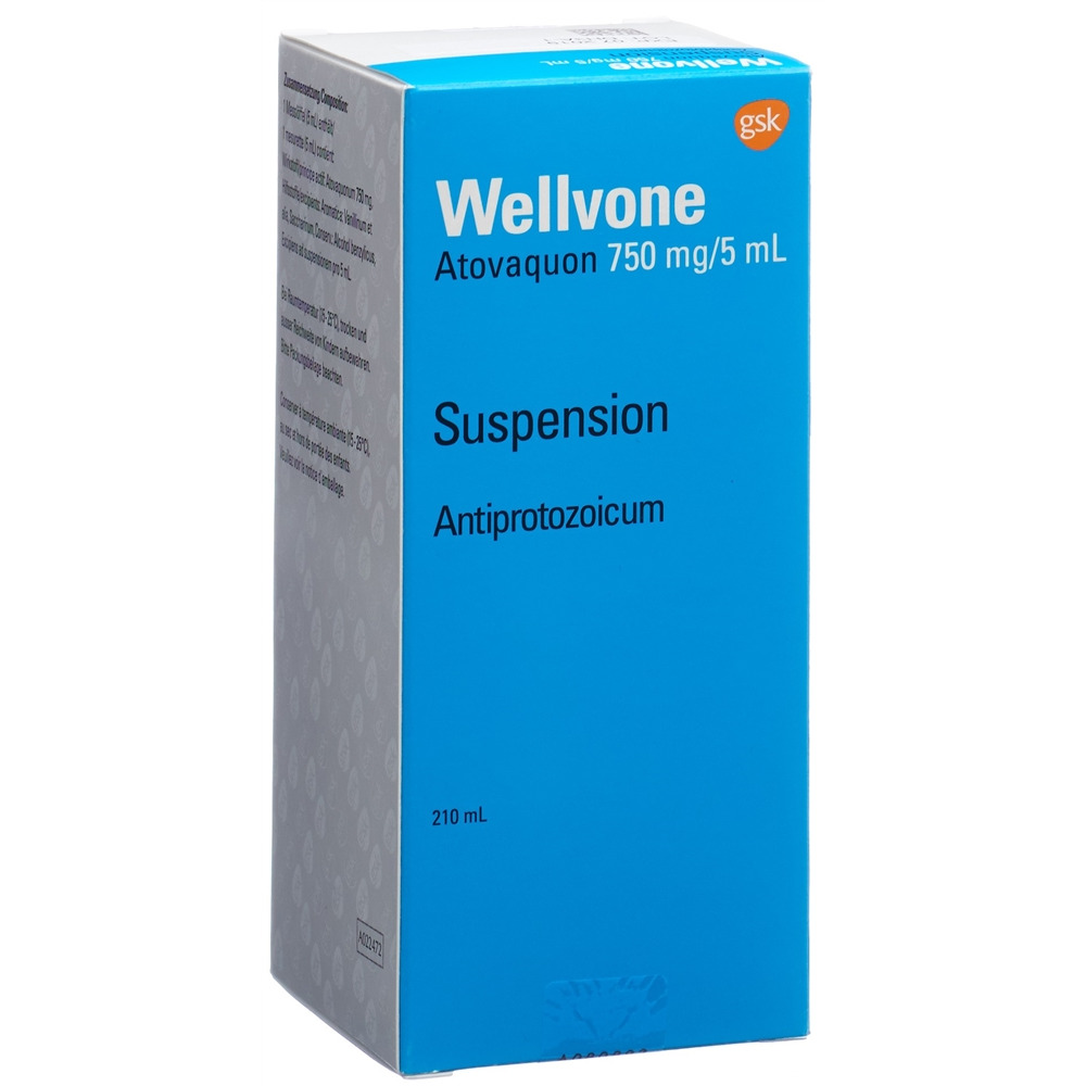 WELLVONE Susp 750 mg/5ml Fl 210 ml, Hauptbild