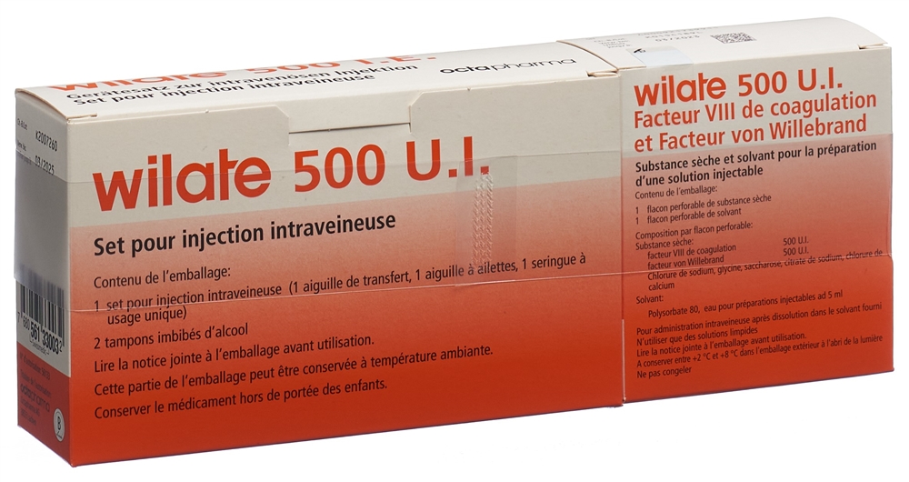 WILATE subst sèche 500 IE avec solvant flac 1 pce, image 2 sur 2