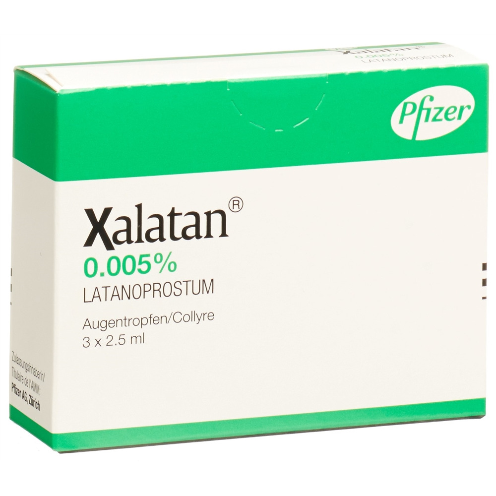 XALATAN Gtt Opht Fl 2.5 ml, Hauptbild