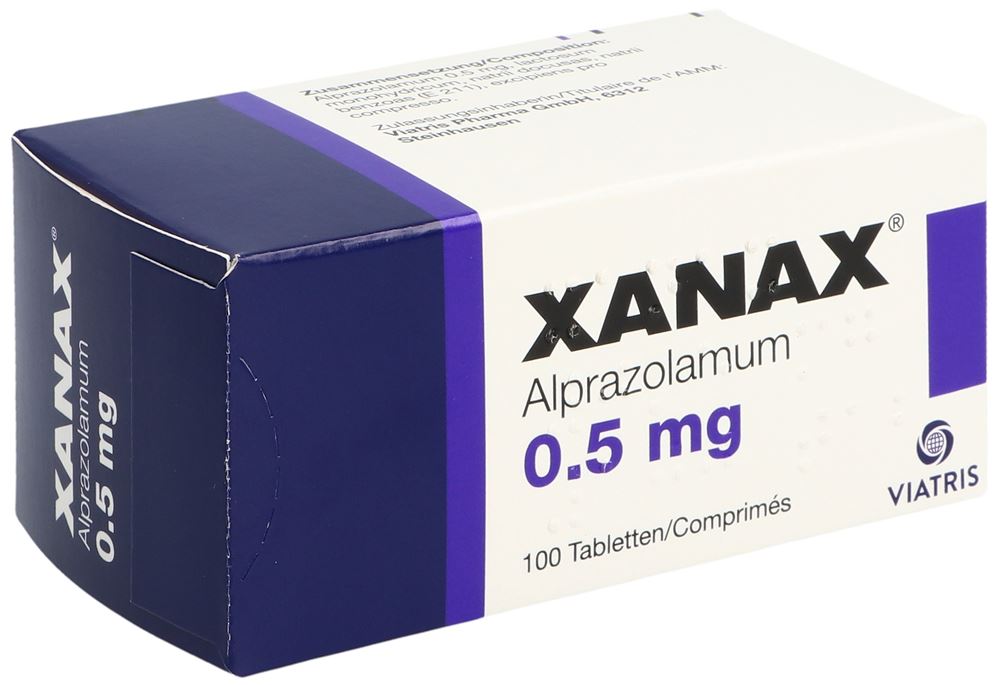 XANAX cpr 0.5 mg blist 100 pce, image principale