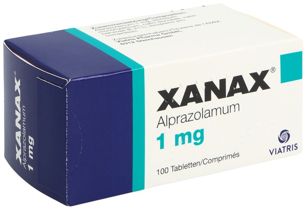 XANAX cpr 1 mg blist 100 pce, image principale
