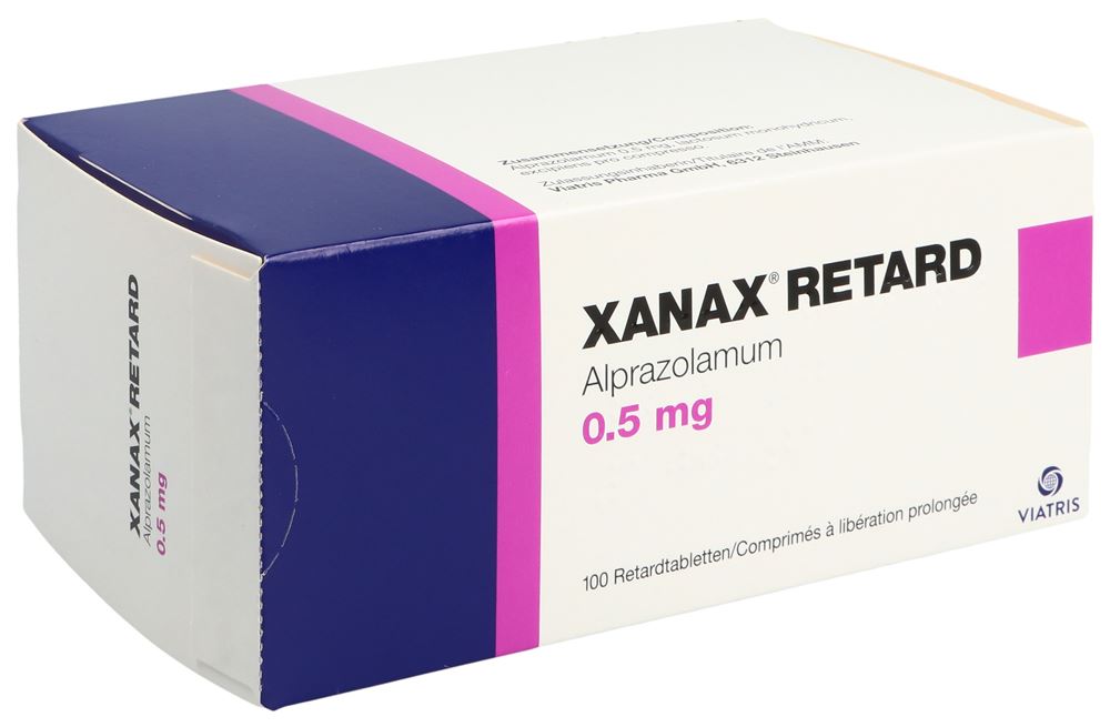 XANAX retard 0.5 mg, image principale