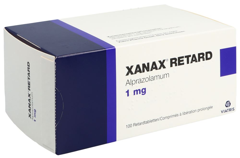 XANAX retard 1 mg, image principale