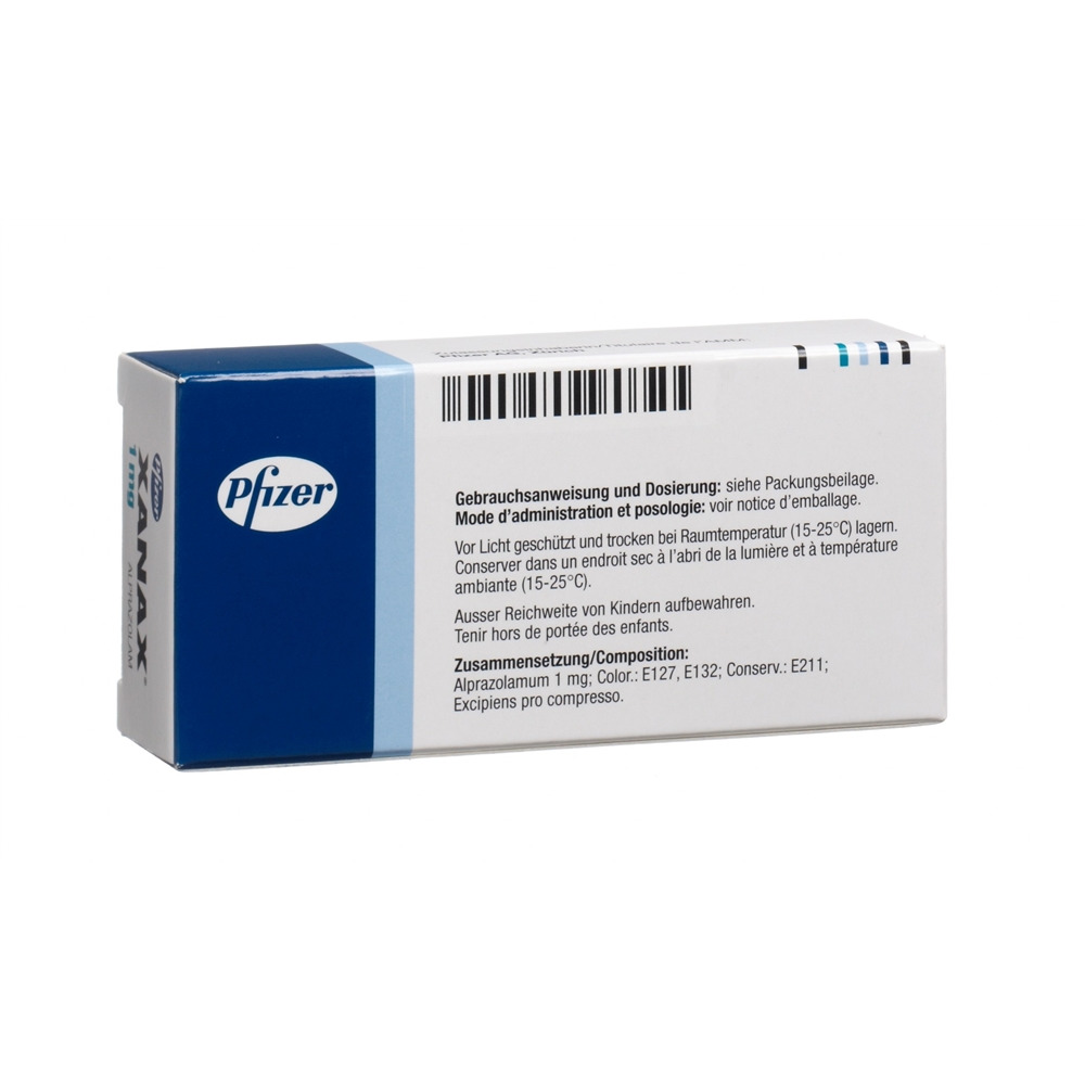 XANAX Tabl 1 mg Blist 30 Stk, Bild 2 von 2