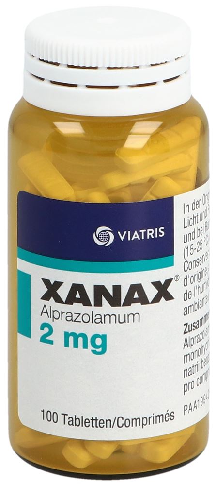 XANAX Tabl 2 mg Ds 100 Stk, Bild 2 von 2