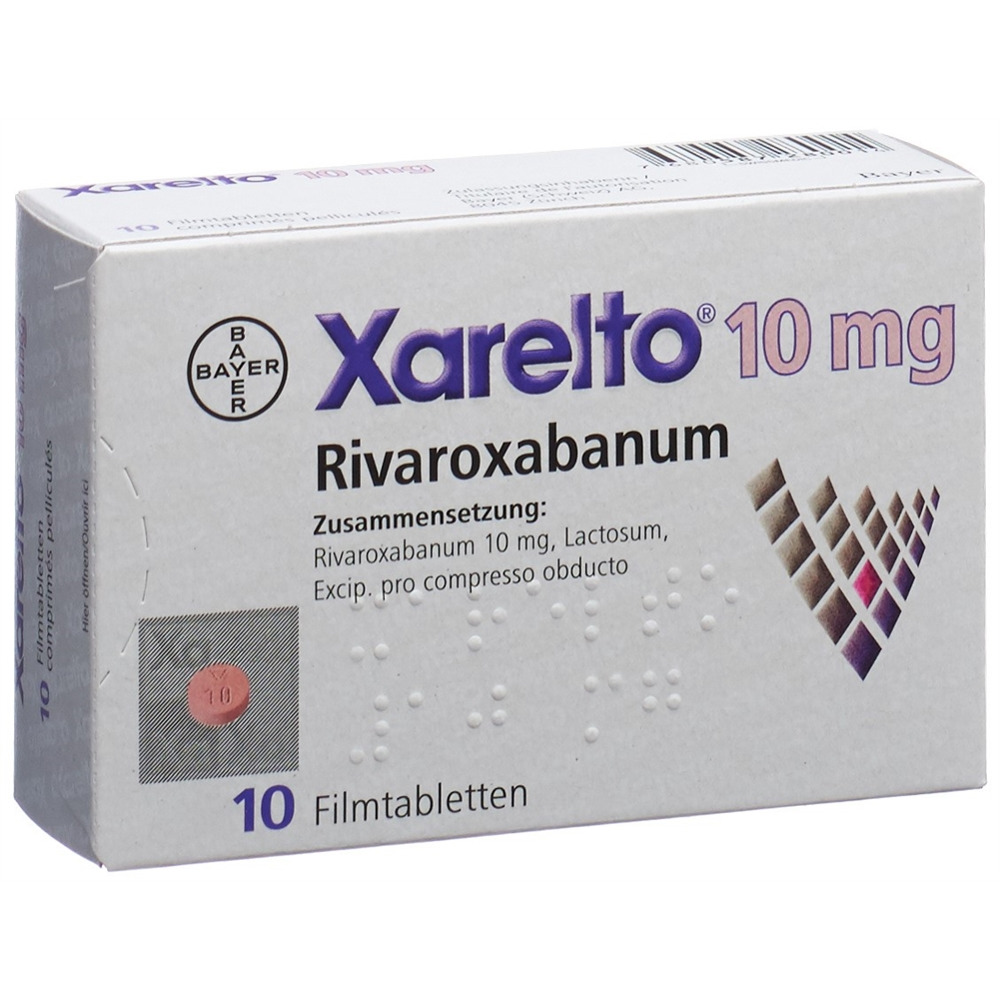 XARELTO cpr pell 10 mg blist 10 pce, image principale