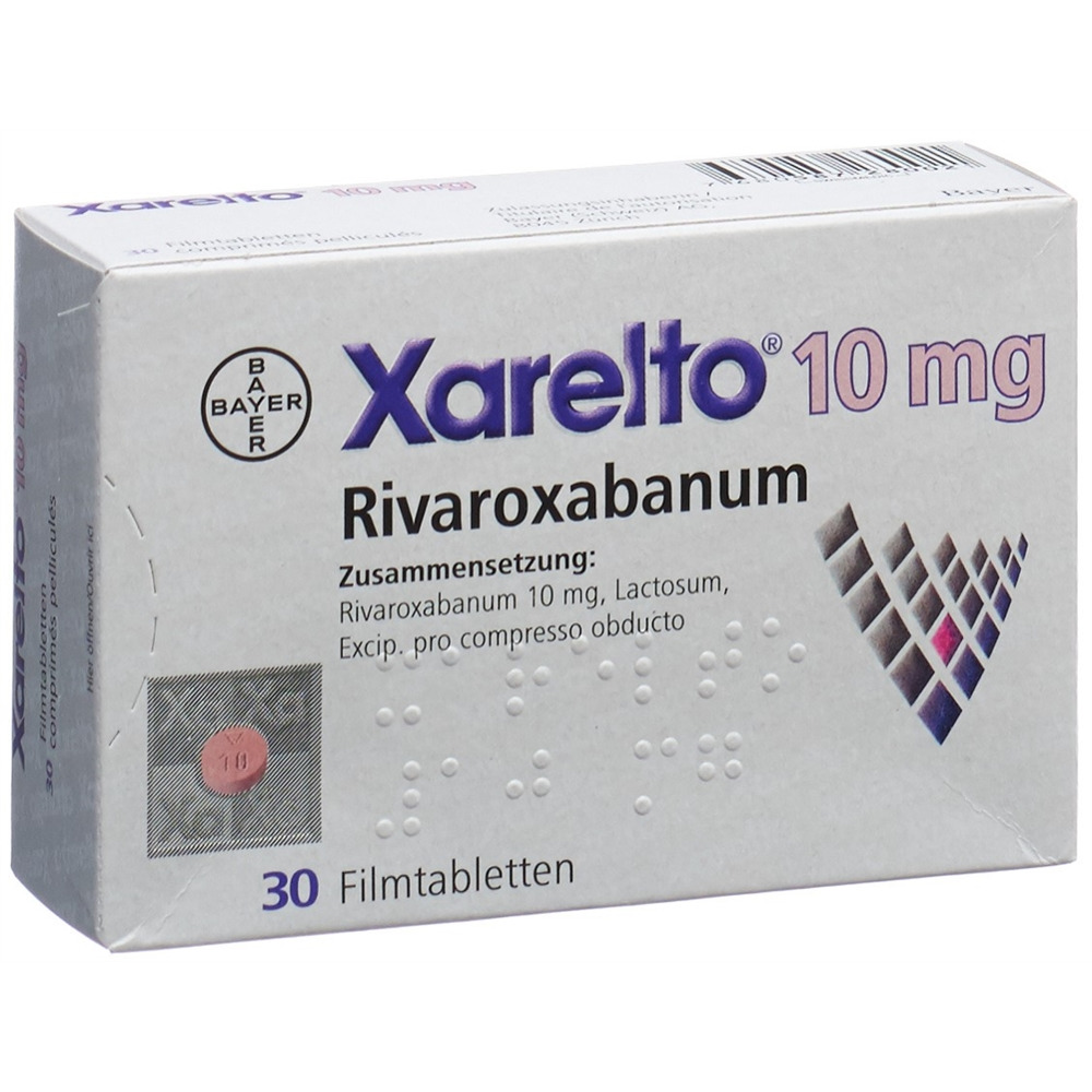 XARELTO cpr pell 10 mg blist 30 pce, image principale