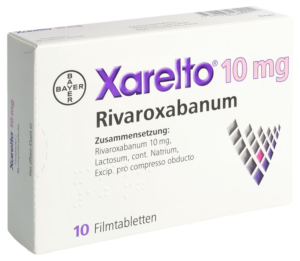 XARELTO Filmtabl 10 mg Blist 10 Stk, Hauptbild