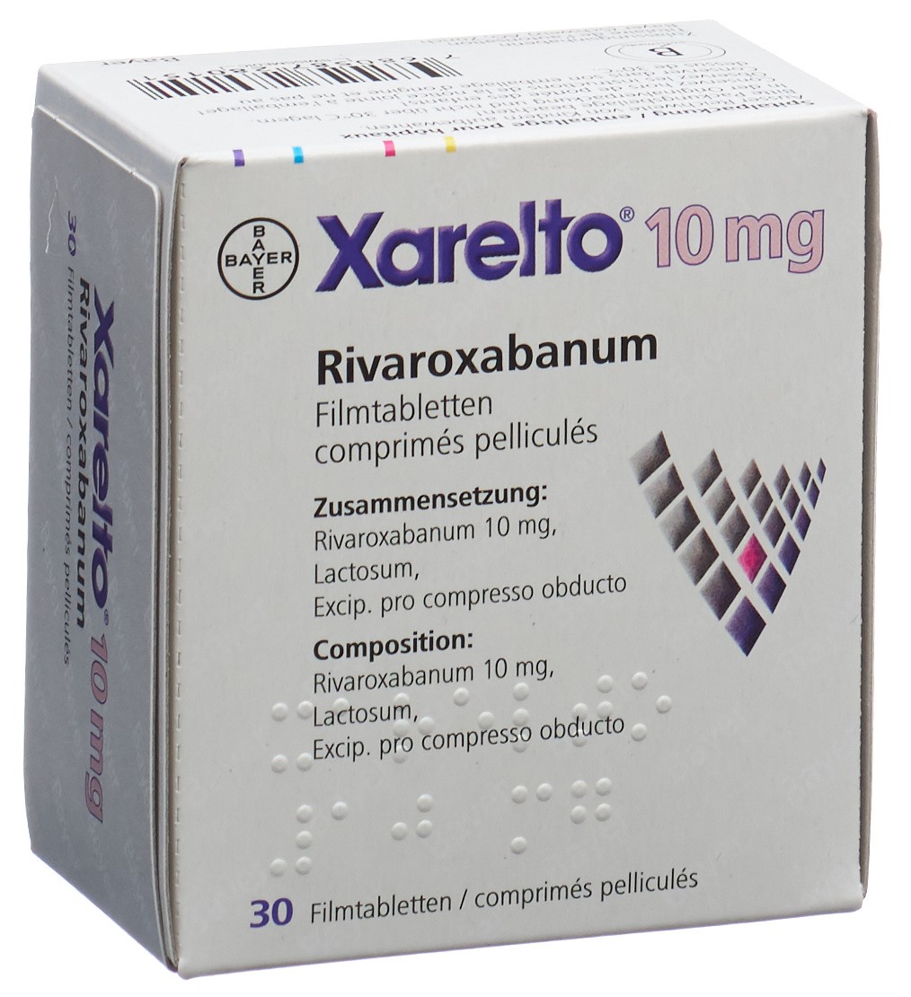 XARELTO Filmtabl 10 mg Ds 100 Stk, Hauptbild