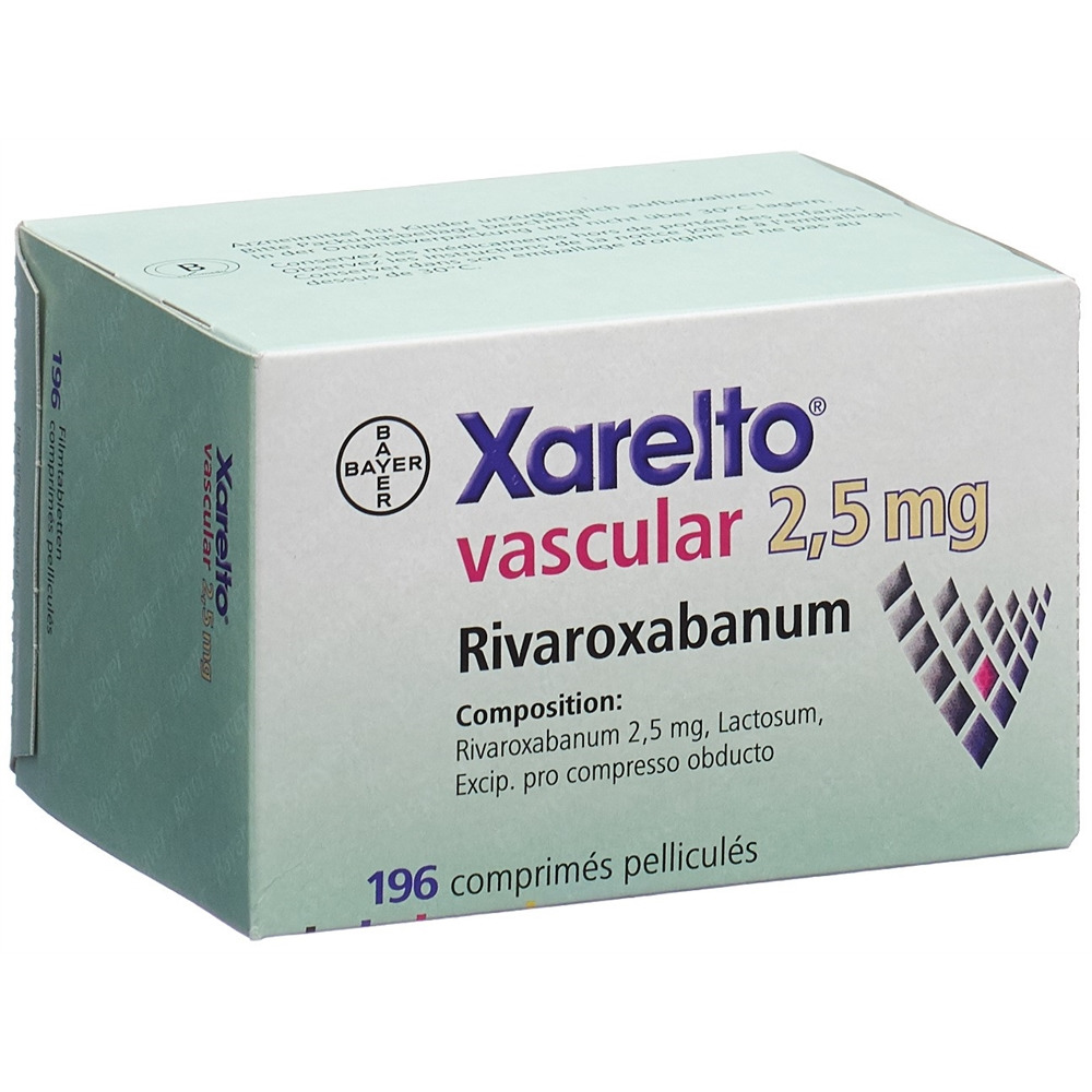 XARELTO vascular 2.5 mg, Bild 2 von 2